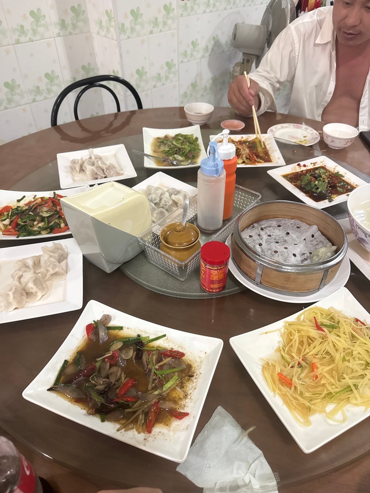 Dining scenes captured in Phuket: restaurant meal and street food