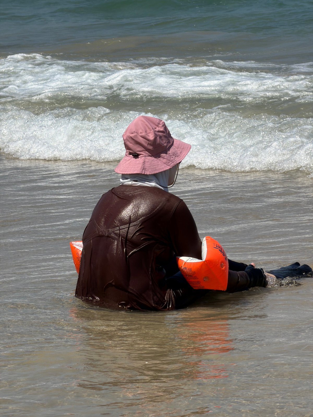 Lazy summer morning on the Bat Yam shoreline