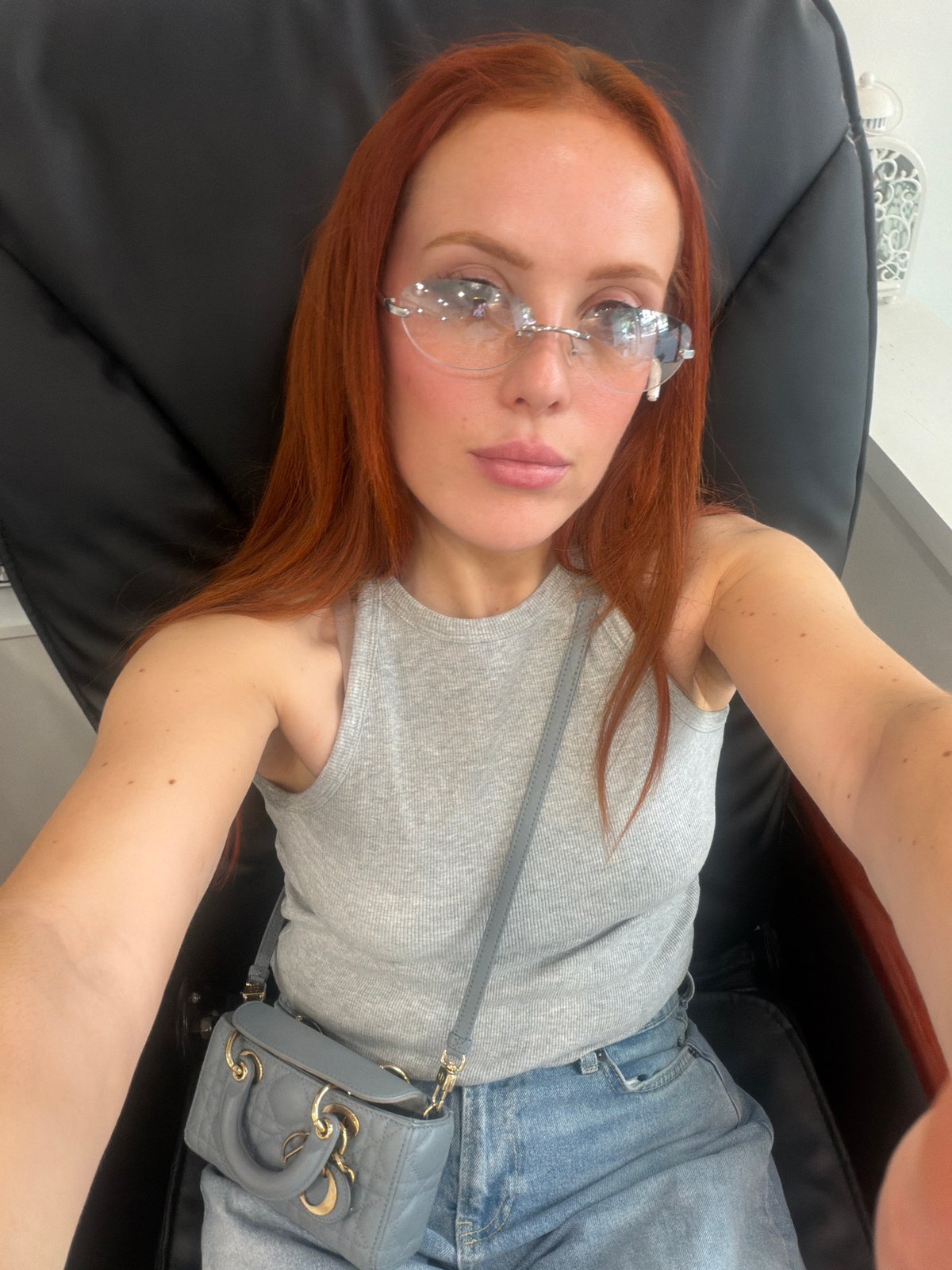 Woman gets pedicure at Paris salon