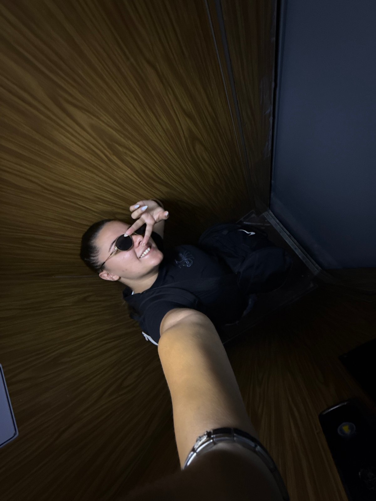 Quick selfie sequence leaving a Sofia apartment building