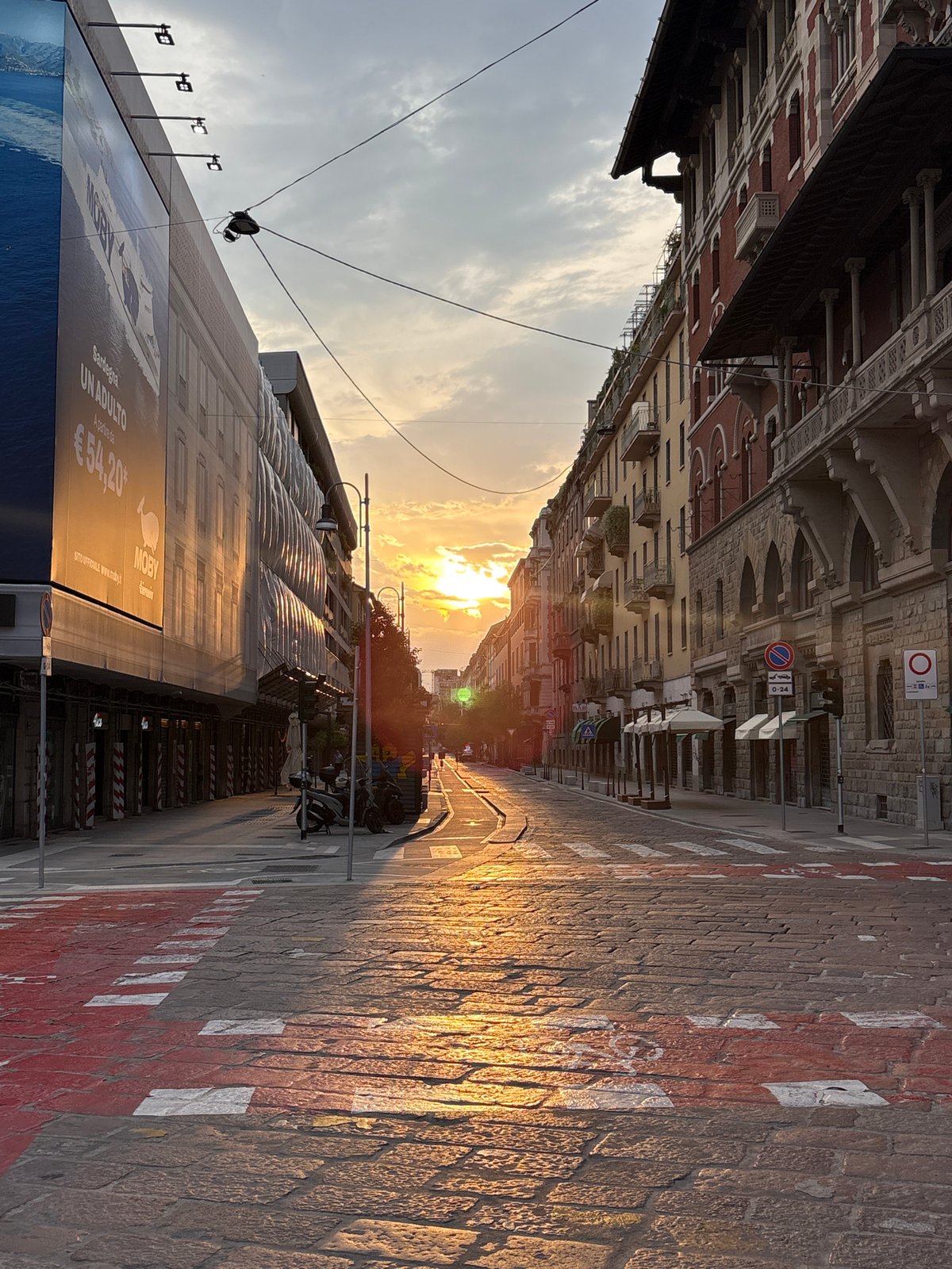 Architectural survey documents Milan building facades and courtyards