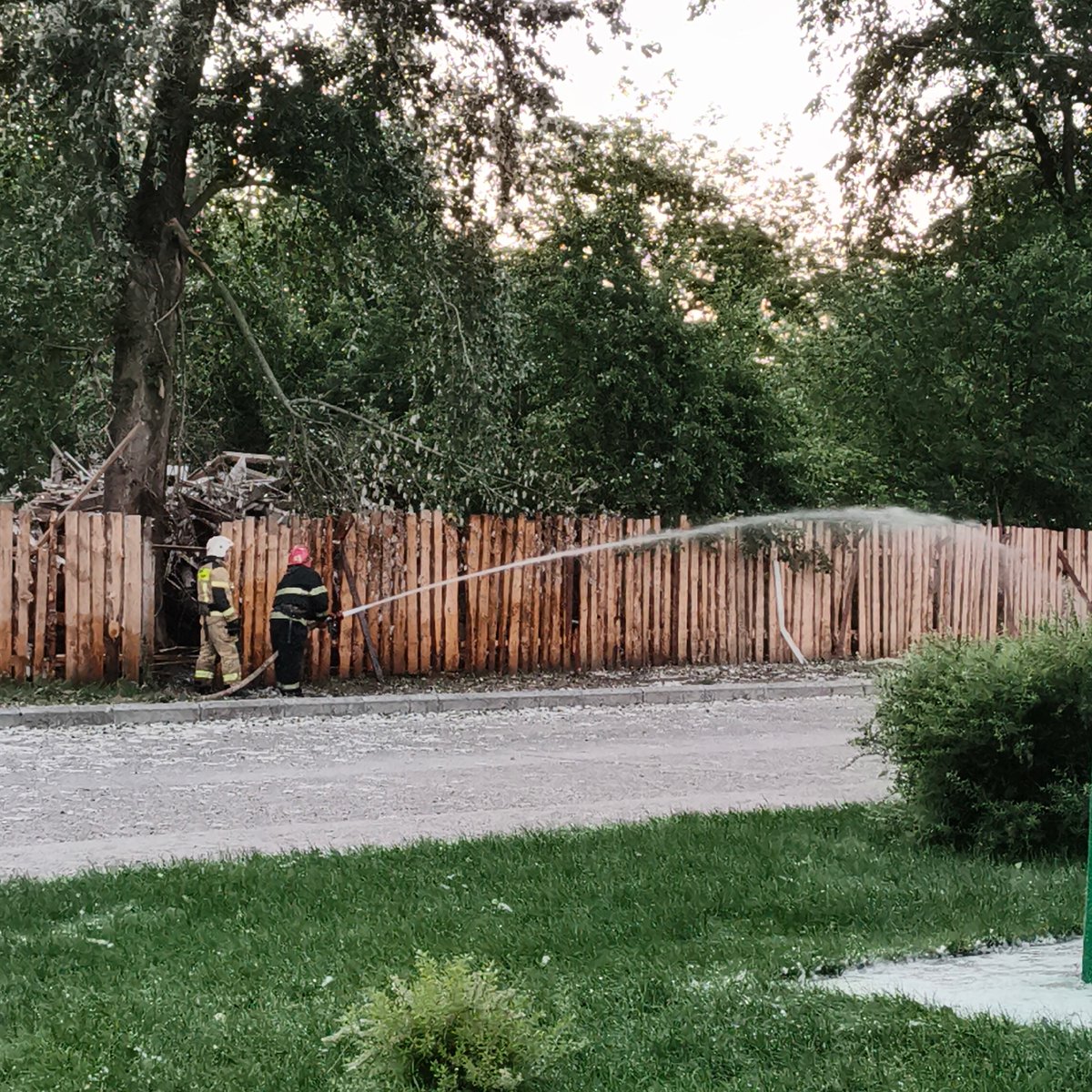Evening Life and Emergency Response in Chaikovsky, Russia