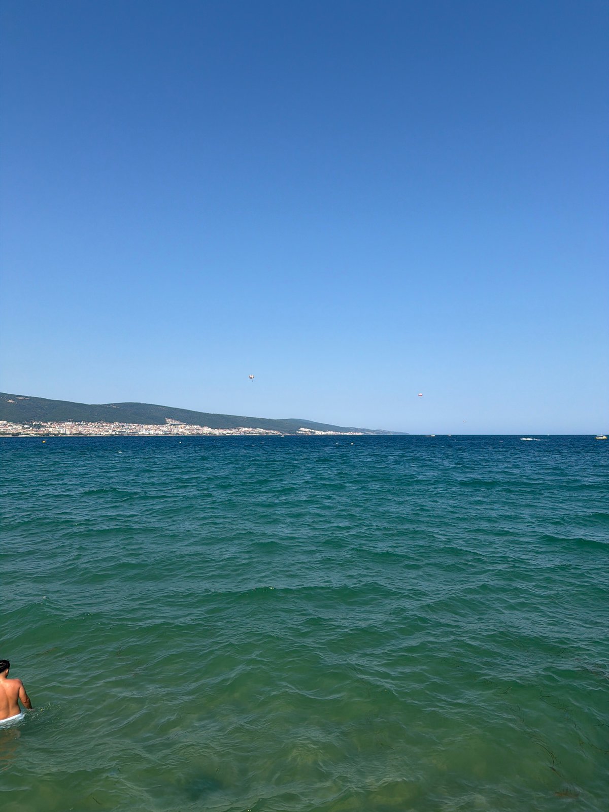 Summer afternoon on the beaches of Nesebar, Bulgaria