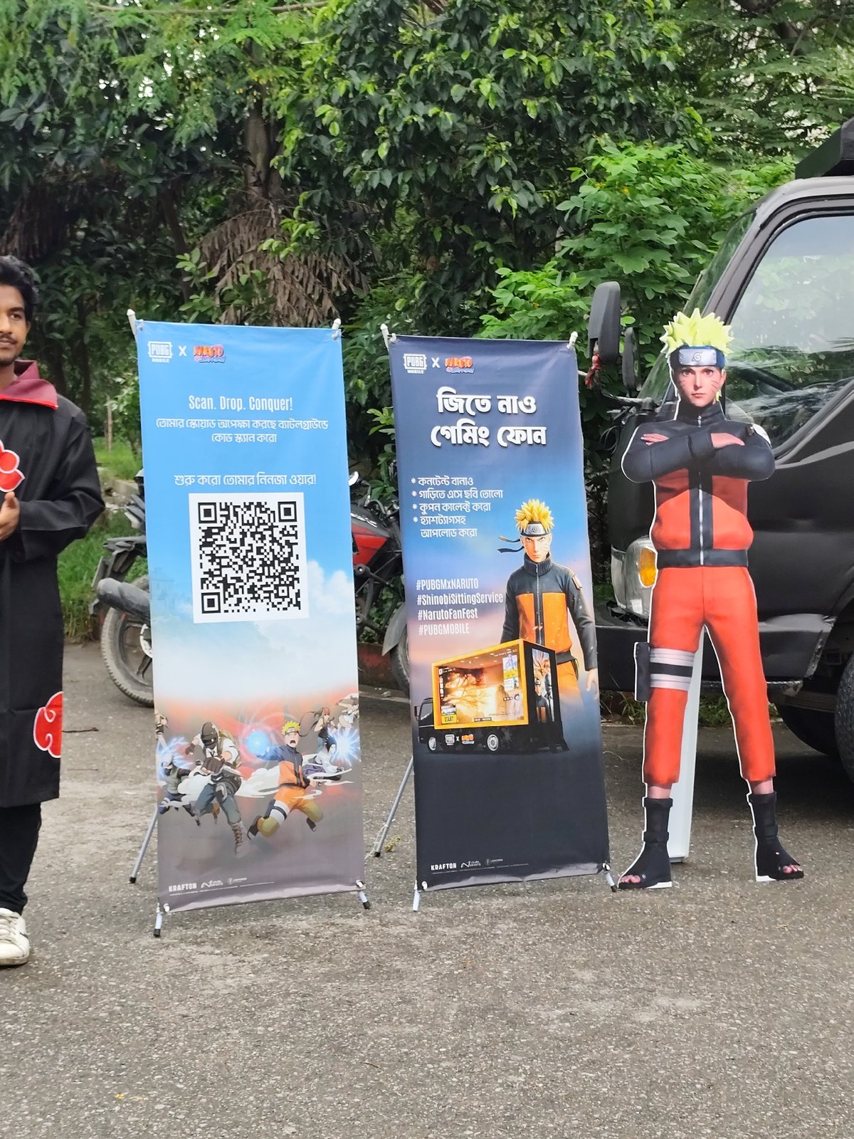 PUBG Mobile street activation draws a crowd in Dhaka