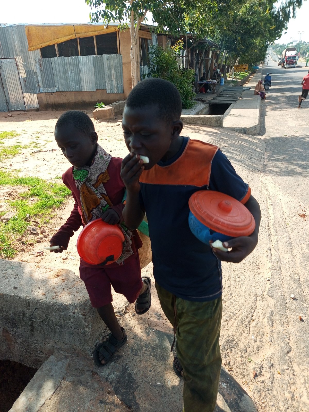 Everyday street life and movement in Gombe, Nigeria