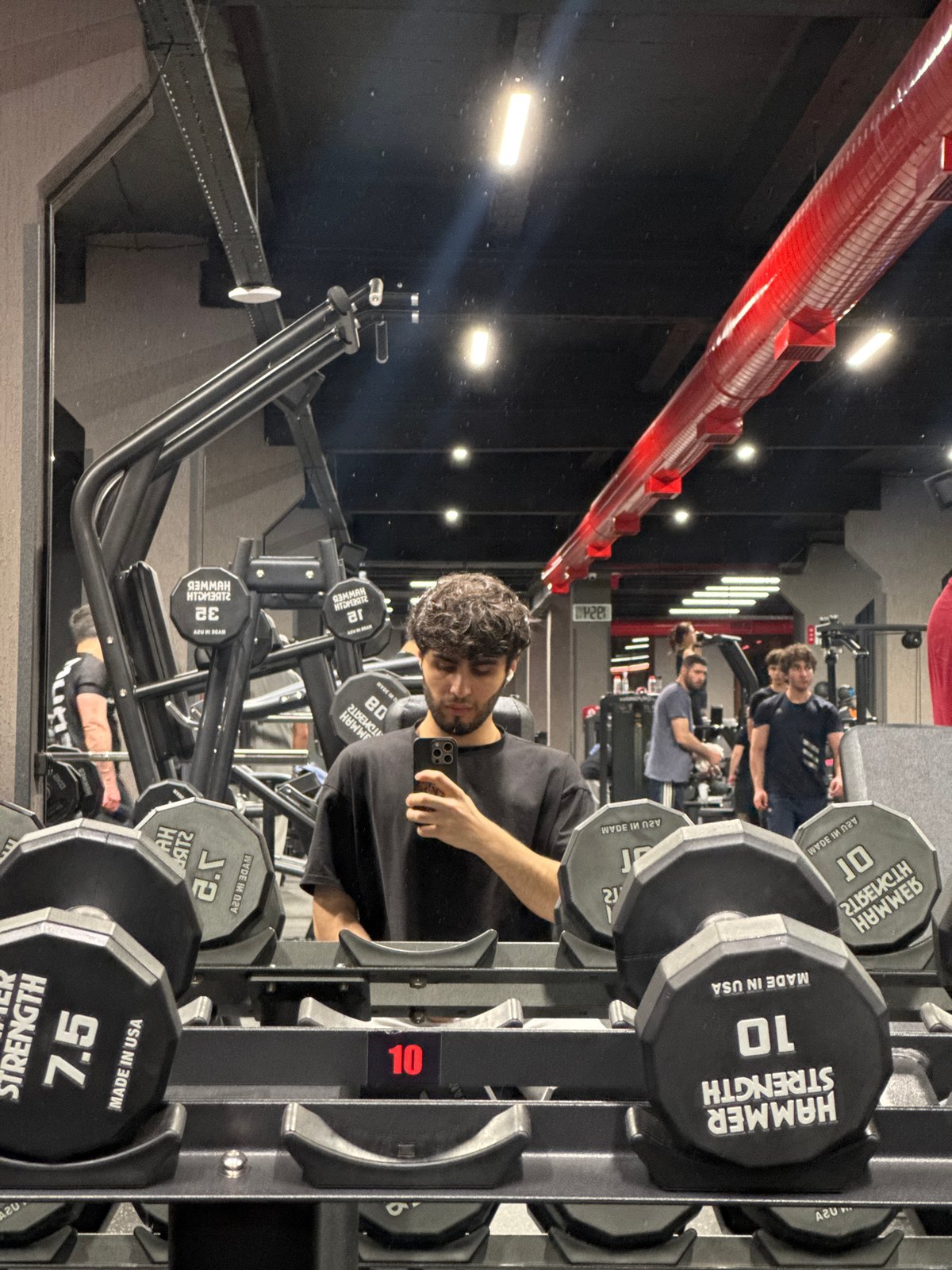 Gym users exercise, take photos in Yerevan fitness facility