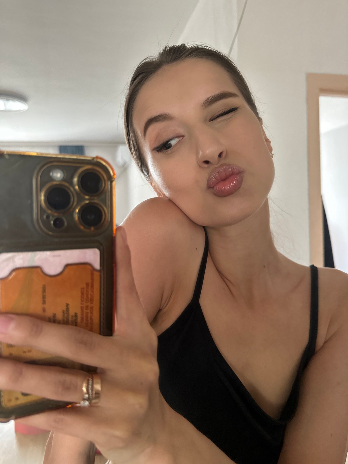 Morning selfie session documented across Yekaterinburg locations