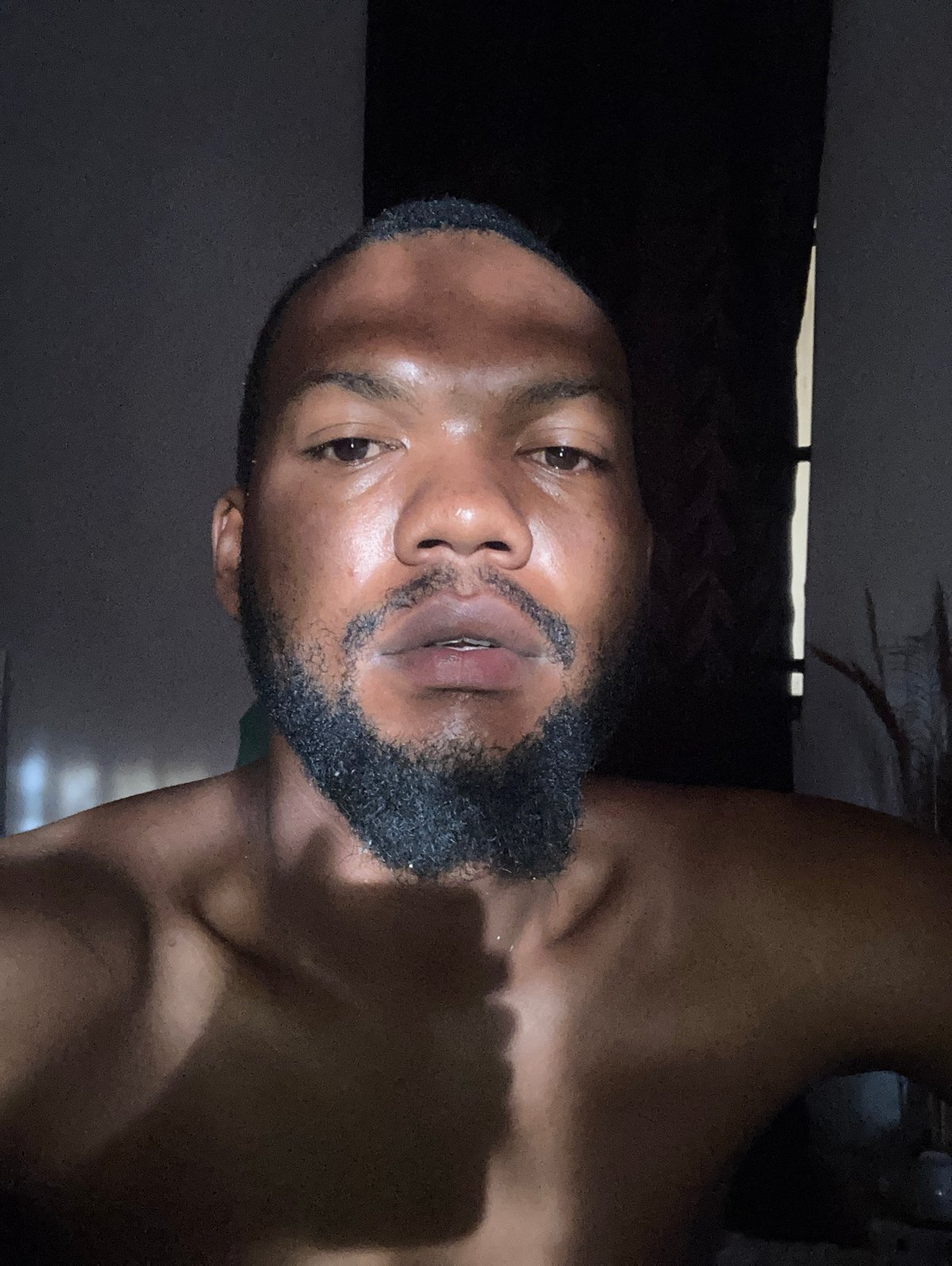 Portrait session of bearded man documented in Jos, Nigeria