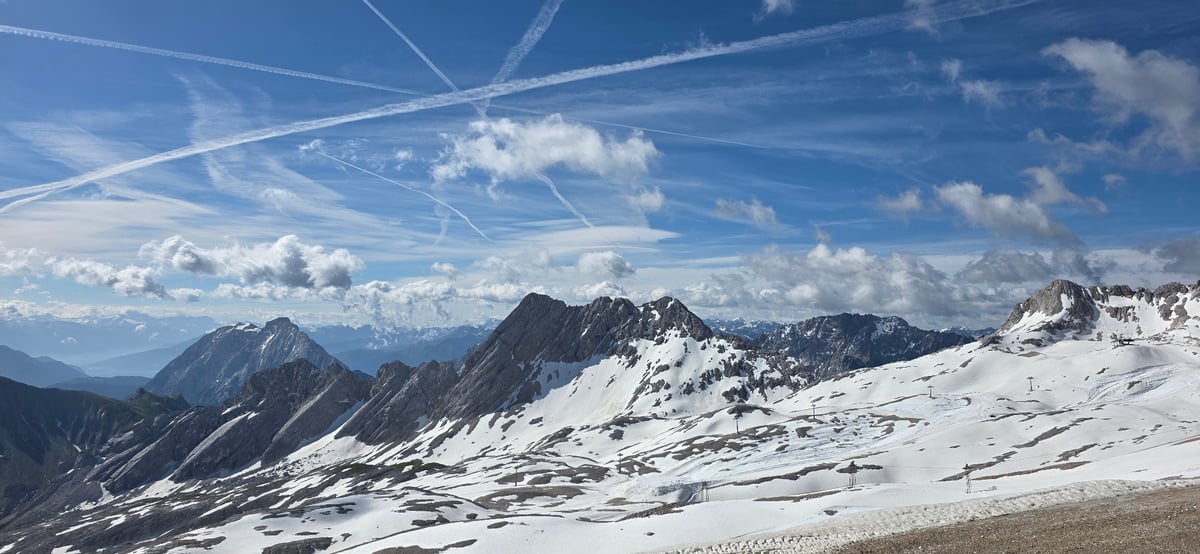 Morning alpine views and mountain meal in Bavarian Alps