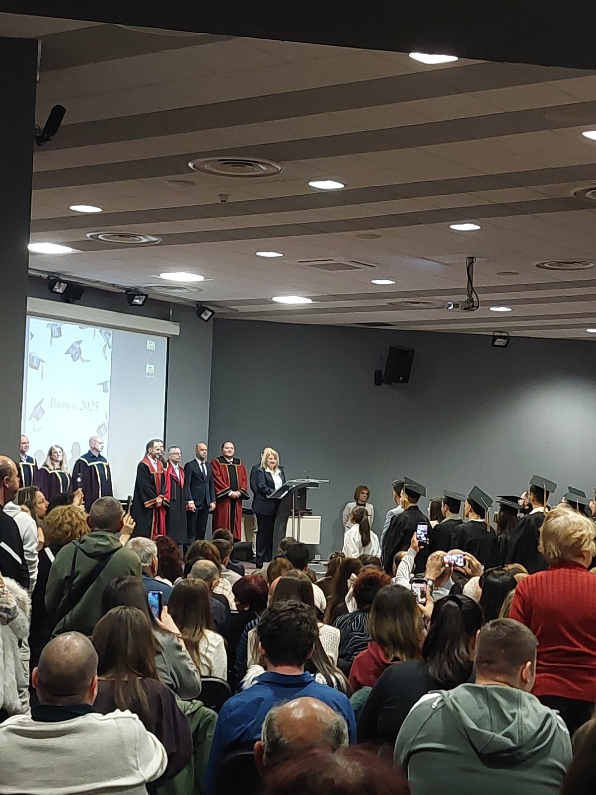 Graduation ceremony held in Plovdiv auditorium