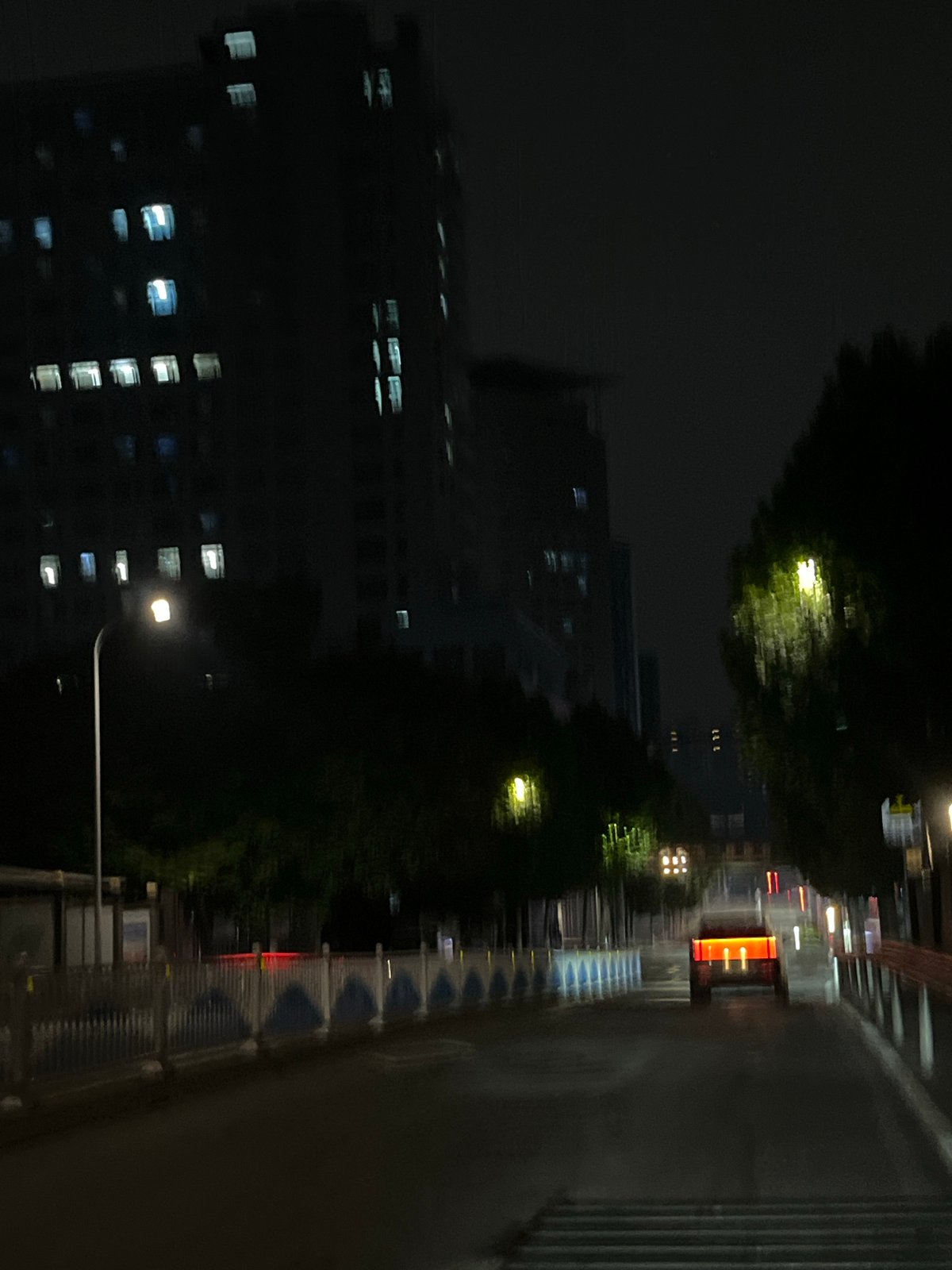 Nighttime street scenes documented in Yuzhong District, China