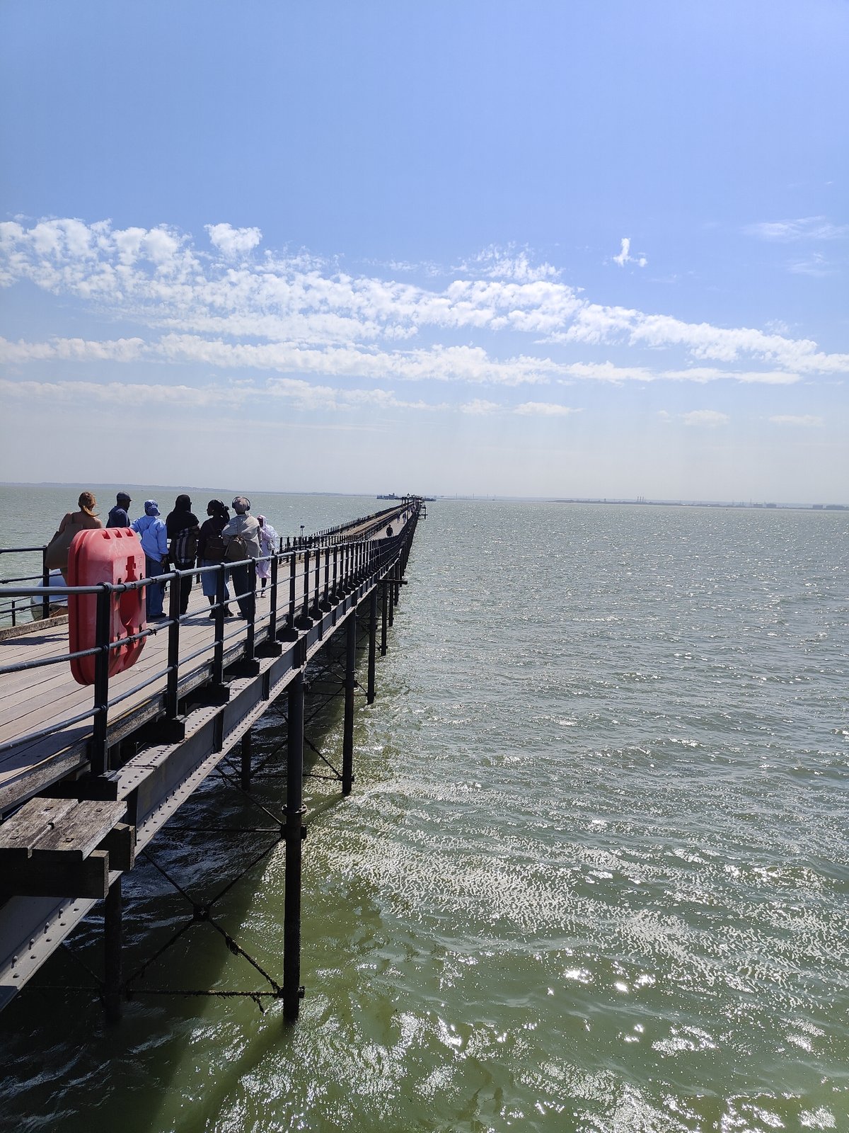 Southend-on-Sea pier and seafront on a sunny summer day