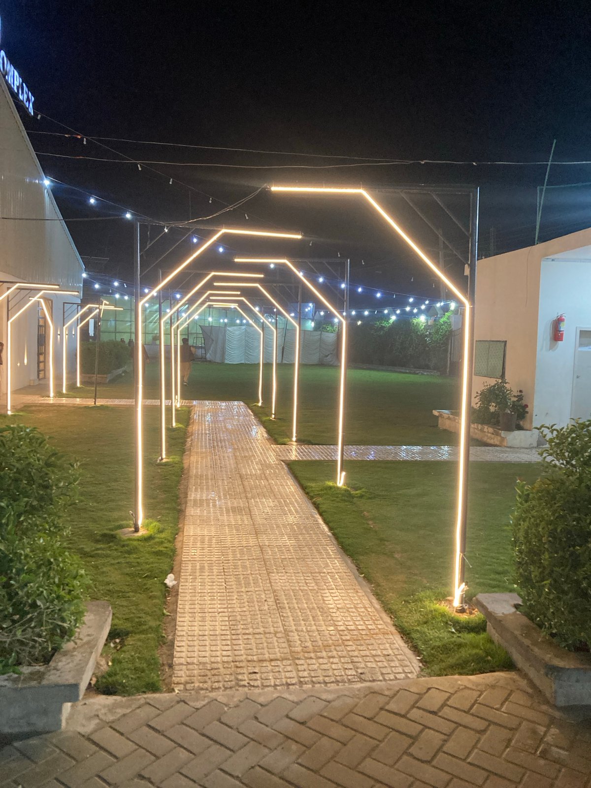 Evening scenes captured at Quetta building and interior study