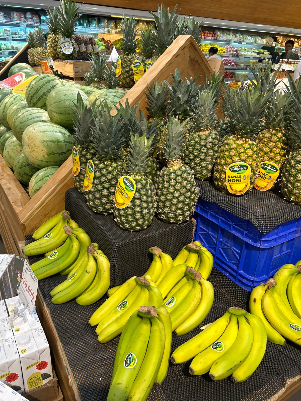 Inside a well-stocked Ubud market, produce to packaged goods