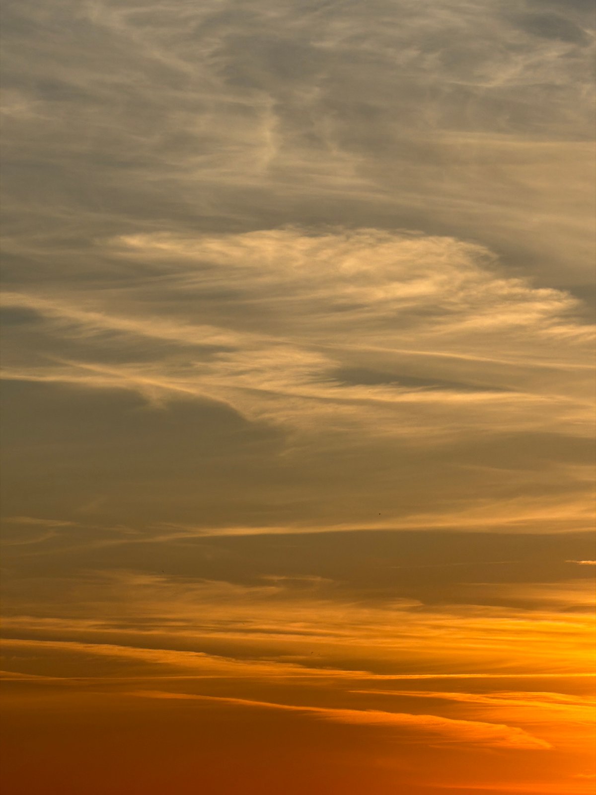 Dramatic sunset documented in seven photographs over six minutes