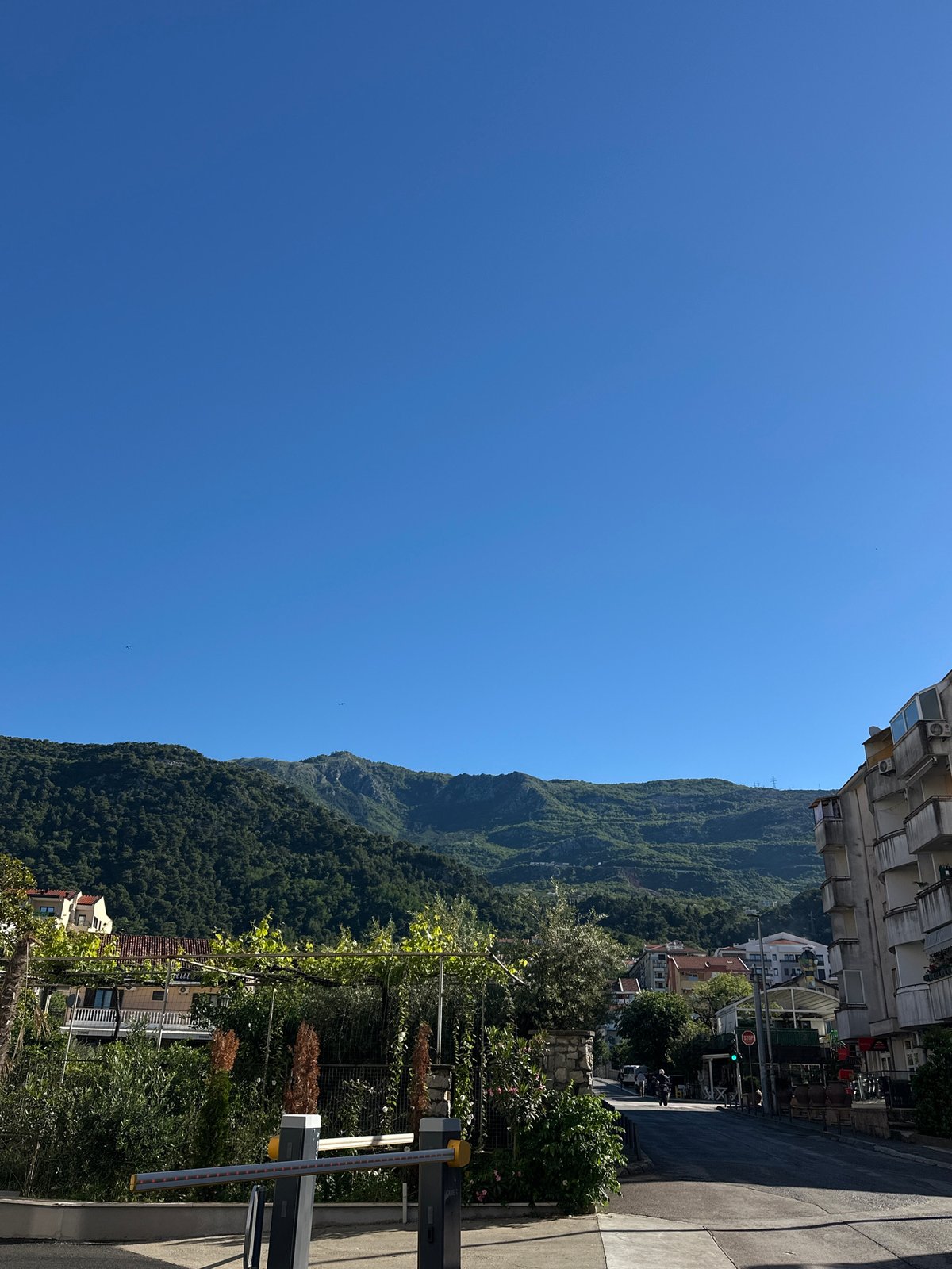 Morning scenes captured in Budva, Montenegro