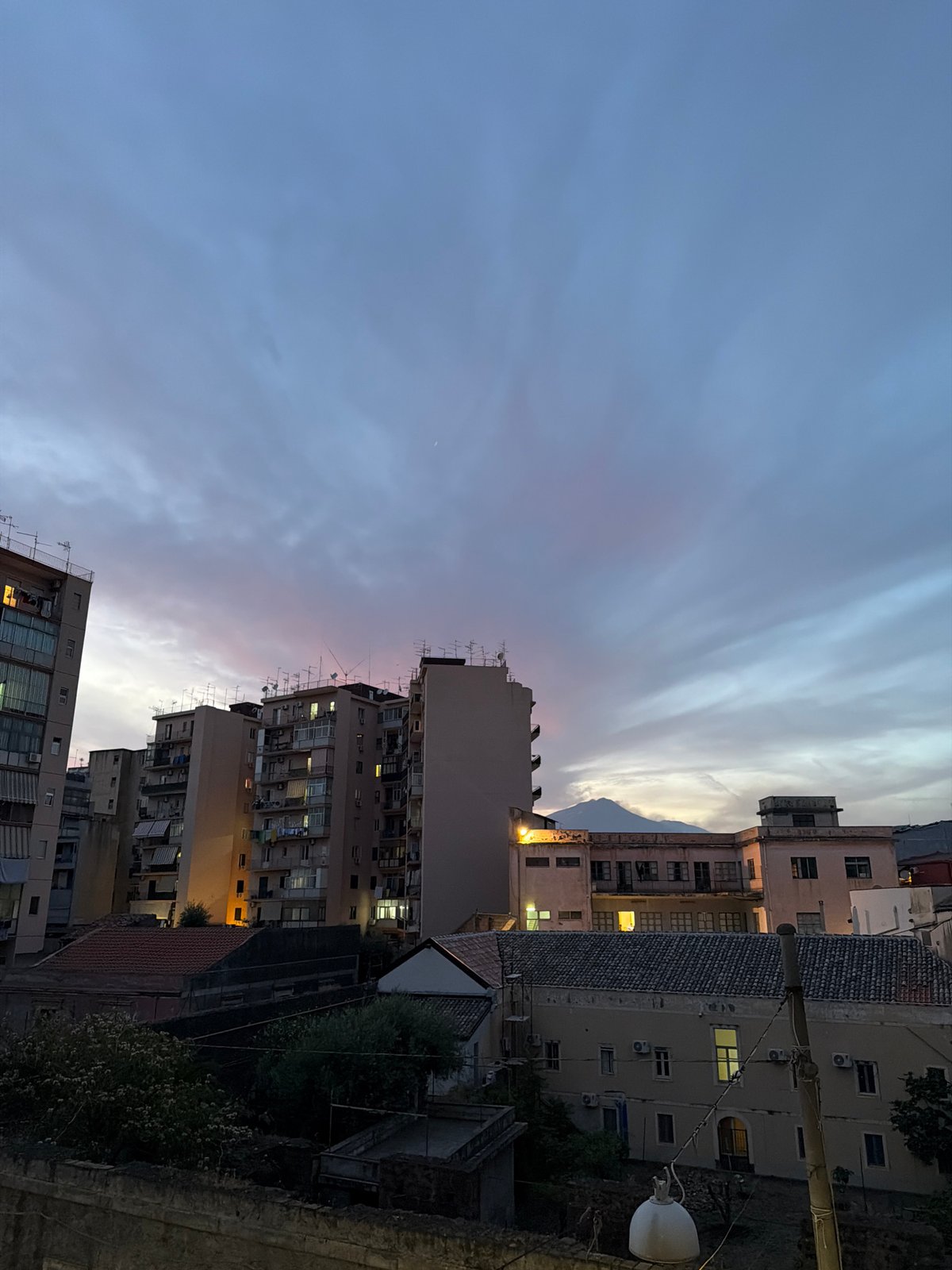 Evening moments captured in Catania: flowers, ice cream, twilight