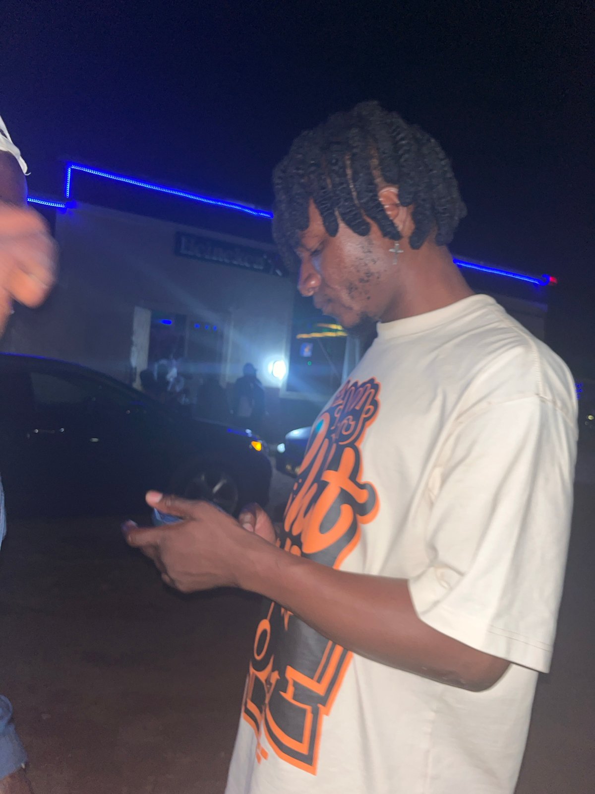 Late-night street scenes from Jos, Nigeria