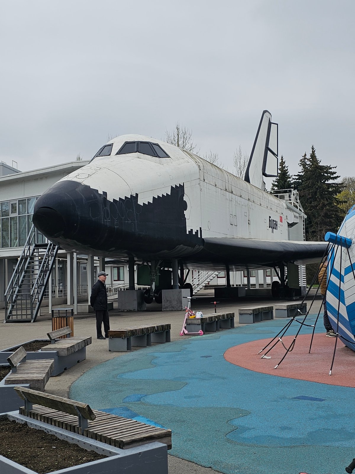 Soviet Buran Space Shuttle Exhibited in Moscow Park