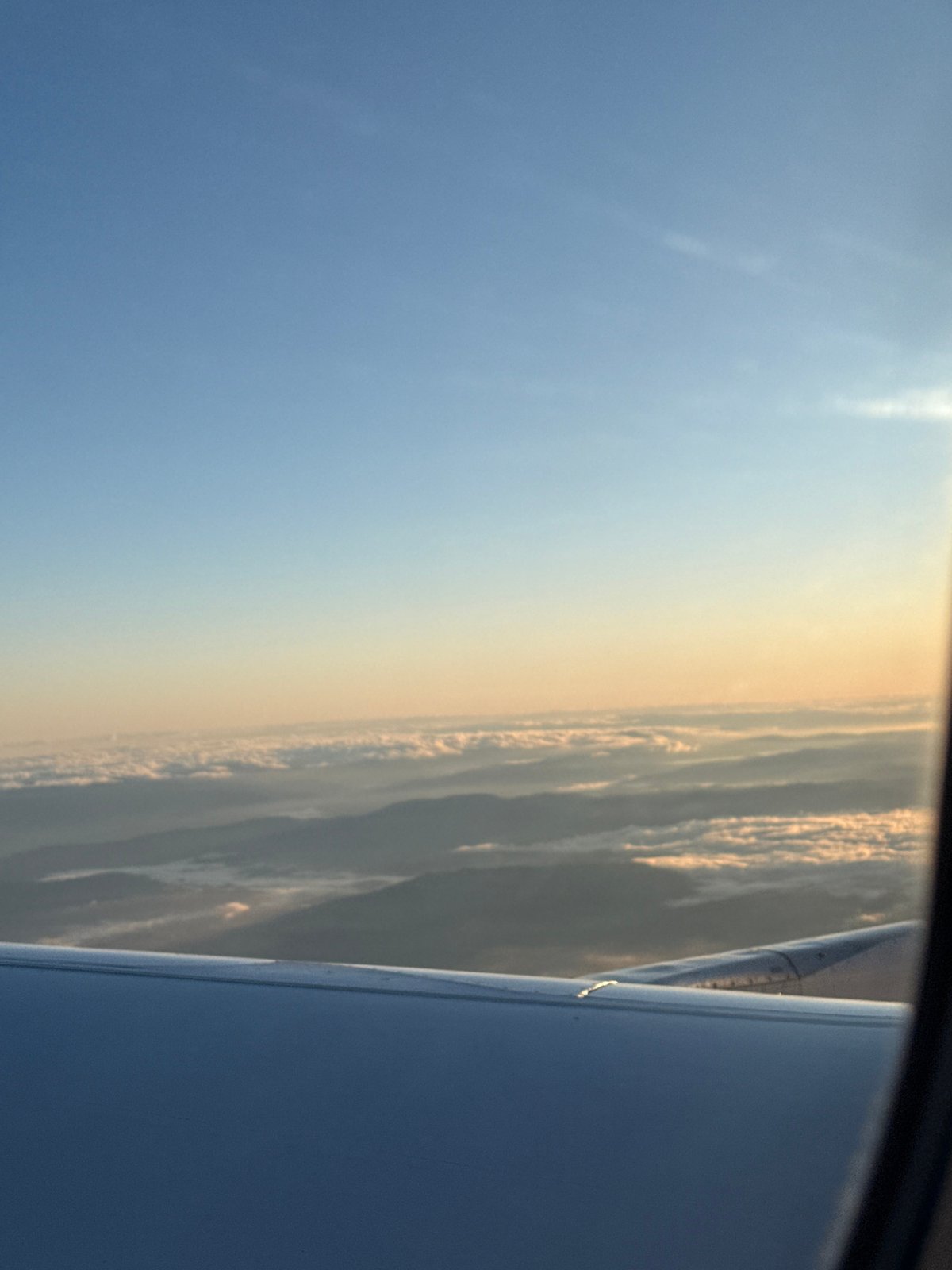 Air passenger documents flight experience from Portugal terminal