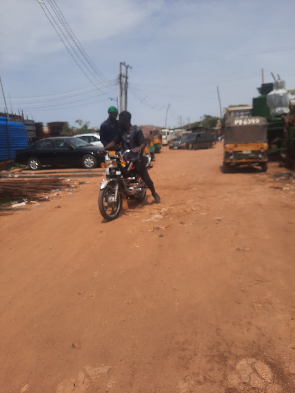 Morning street life documented in Gura Top Nigeria