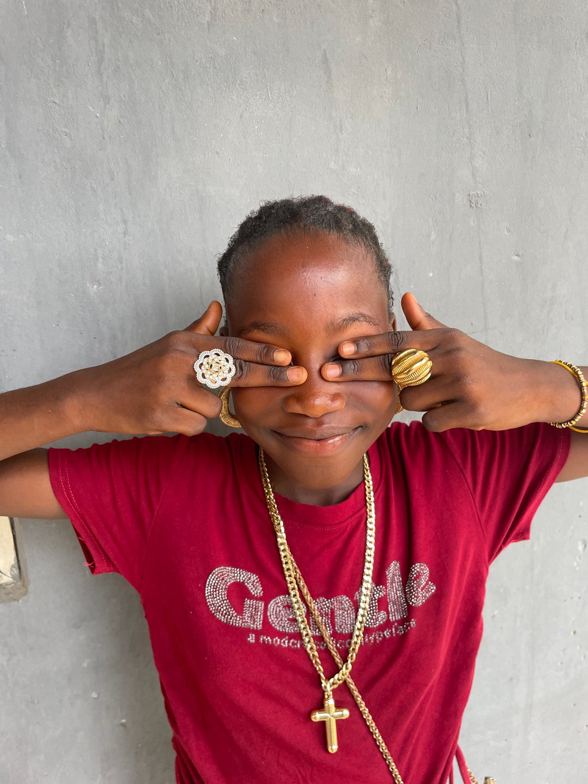 Woman photographed in portrait session in Badagry, Nigeria