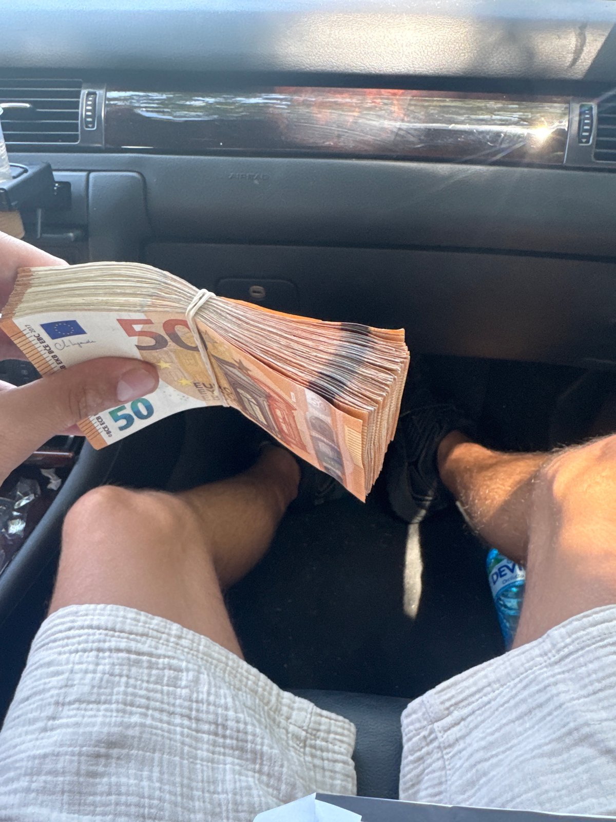 Cash handling and a bank visit in Sofia, August 2026