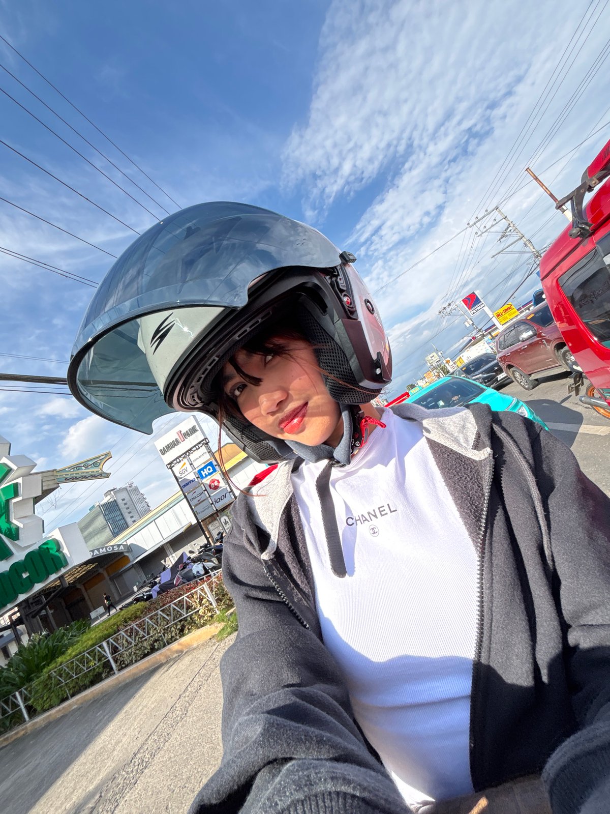 Morning traffic and street scenes in Davao City