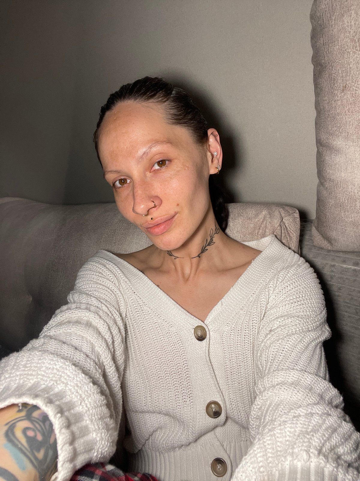 Person documented in indoor settings across Izhevsk evening