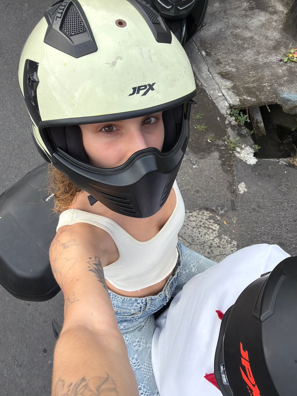 Scooter riders in North Kuta from different perspectives