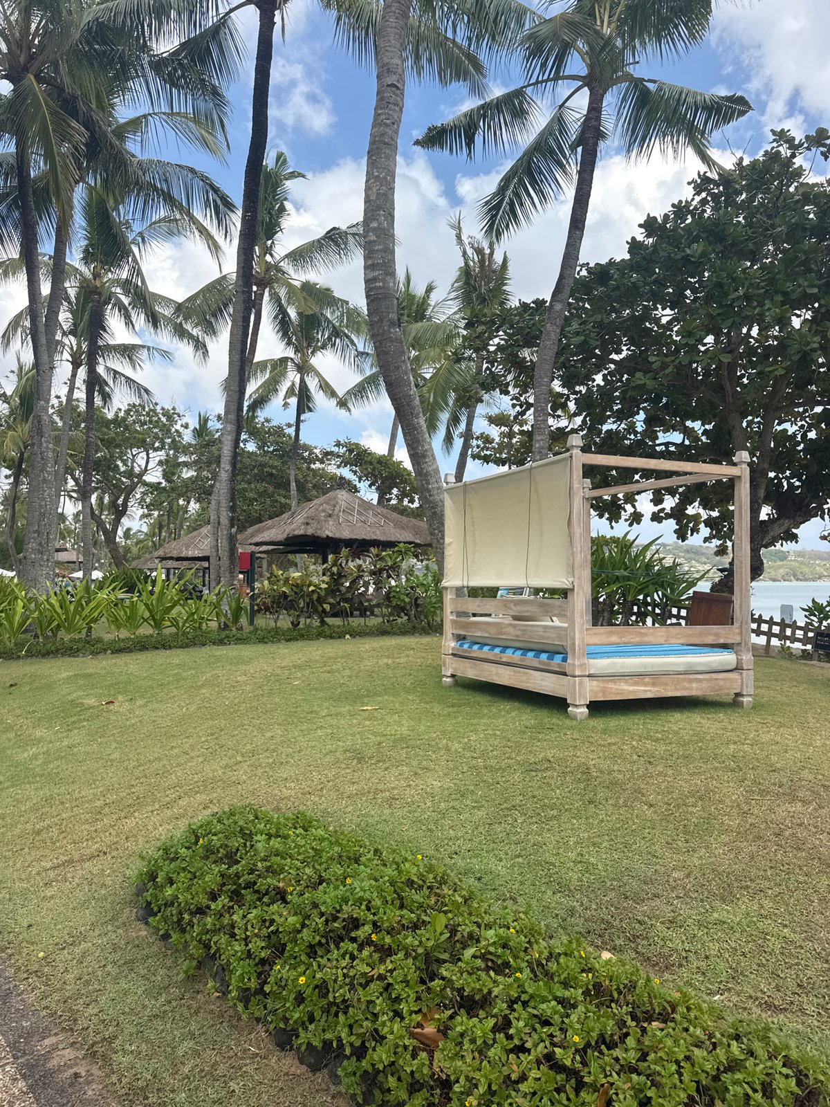 Lazy morning at a Kuta Selatan beachfront resort