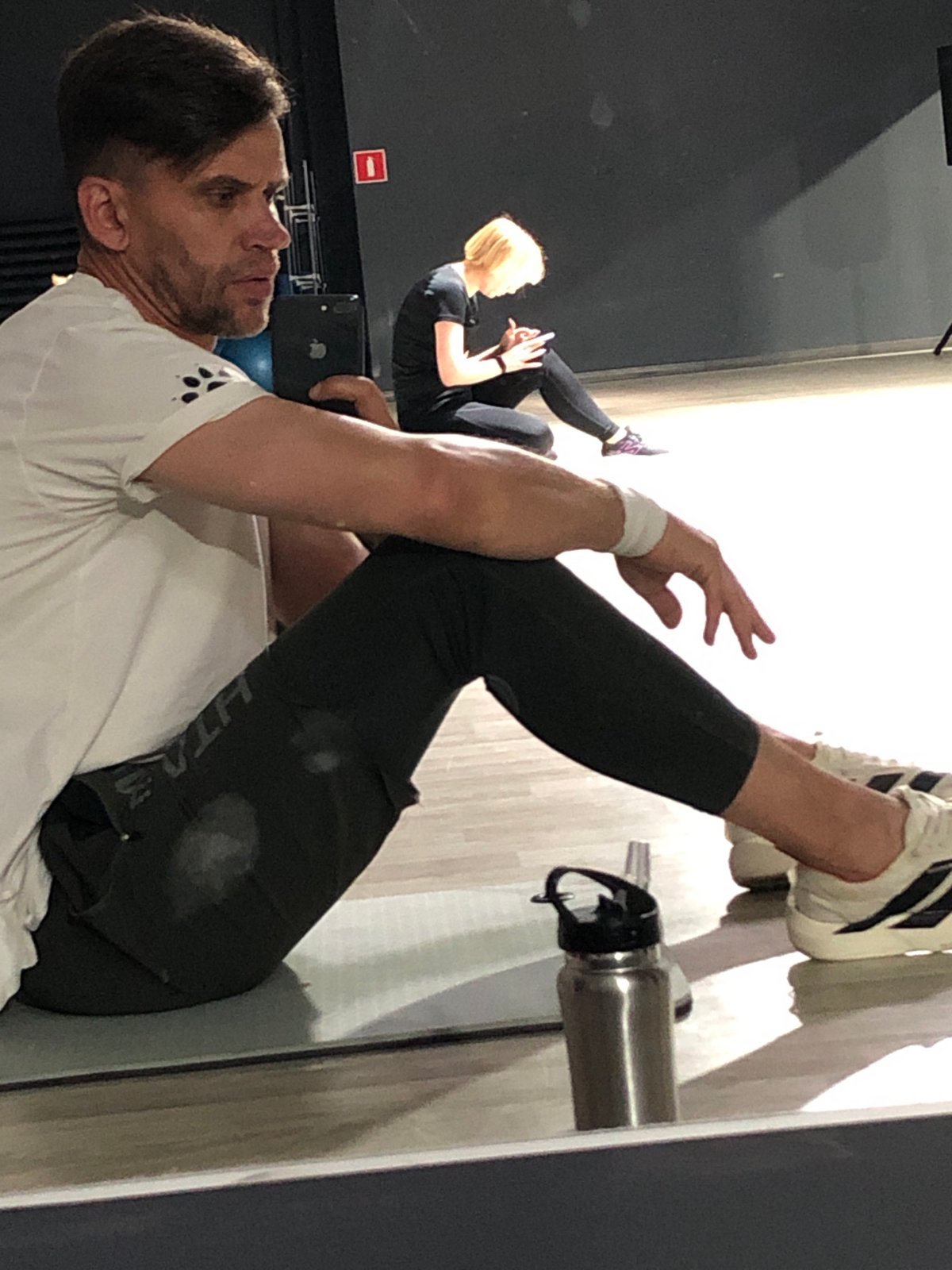 Early morning gym session captured in Saint Petersburg