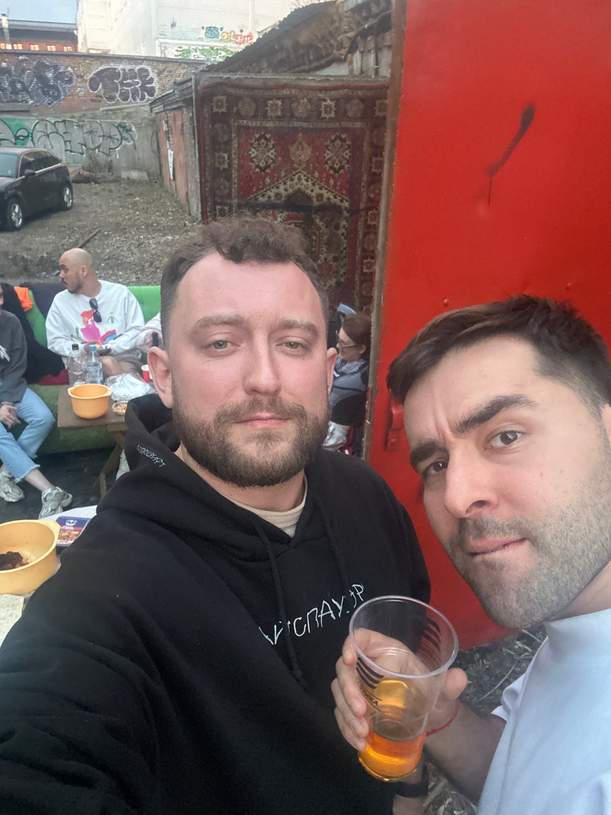Outdoor barbecue gathering documented in Krasnoyarsk, Russia