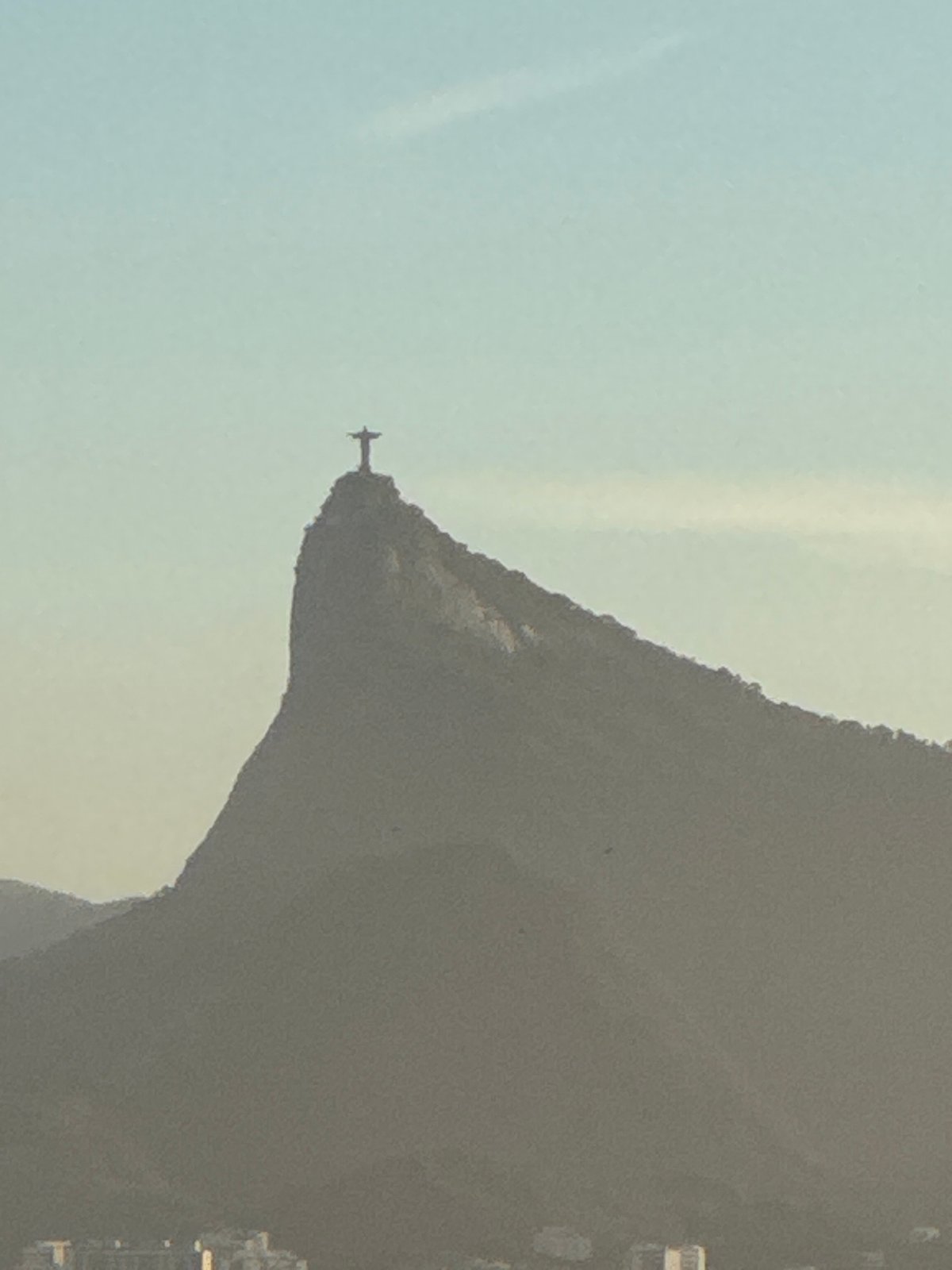 Sunset views across Guanabara Bay from Niterói