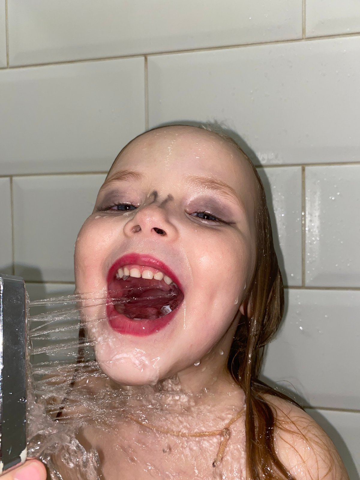 Child's bath time documented in Votkinsk, Russia