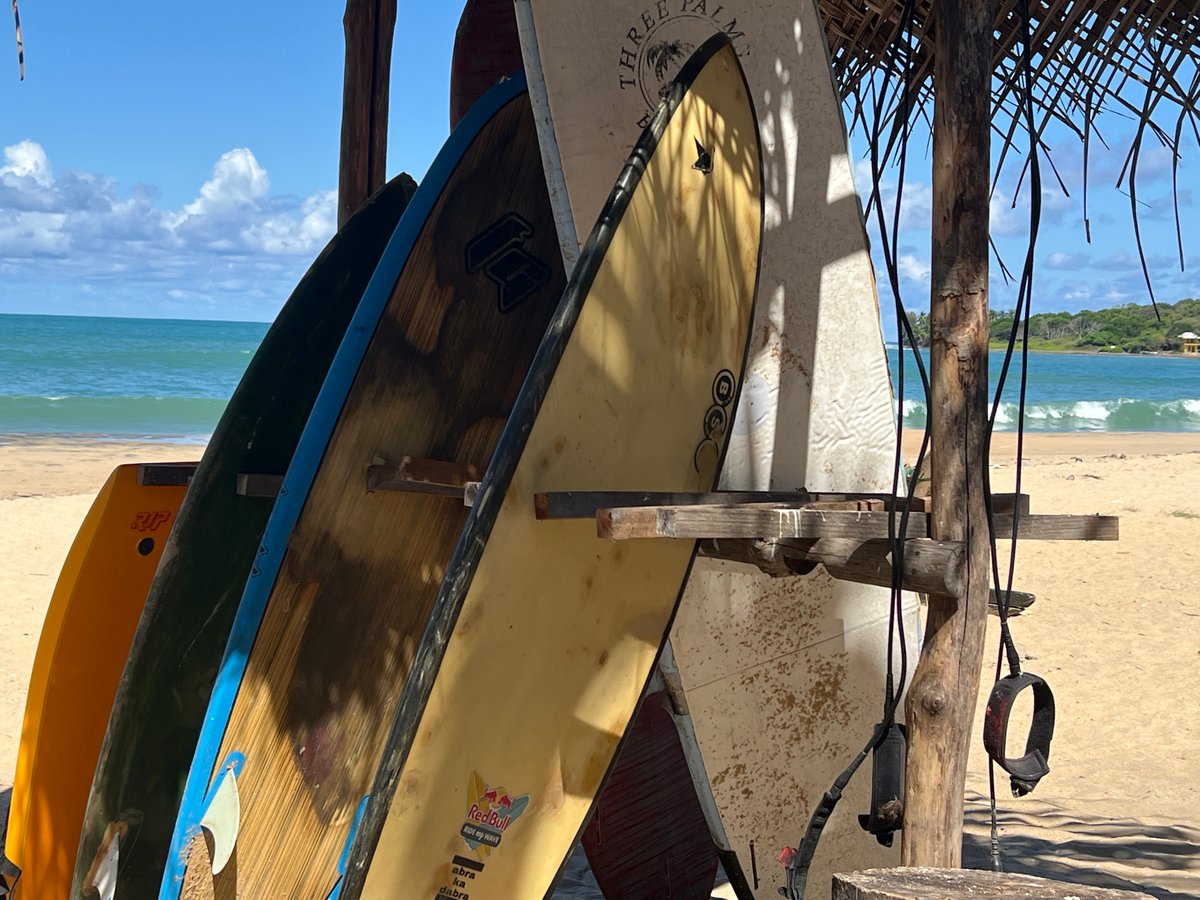 Beach amenities documented at Sri Lankan surf destination