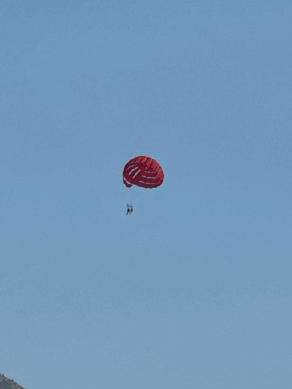 Parasailing and beach life along the Budva Riviera