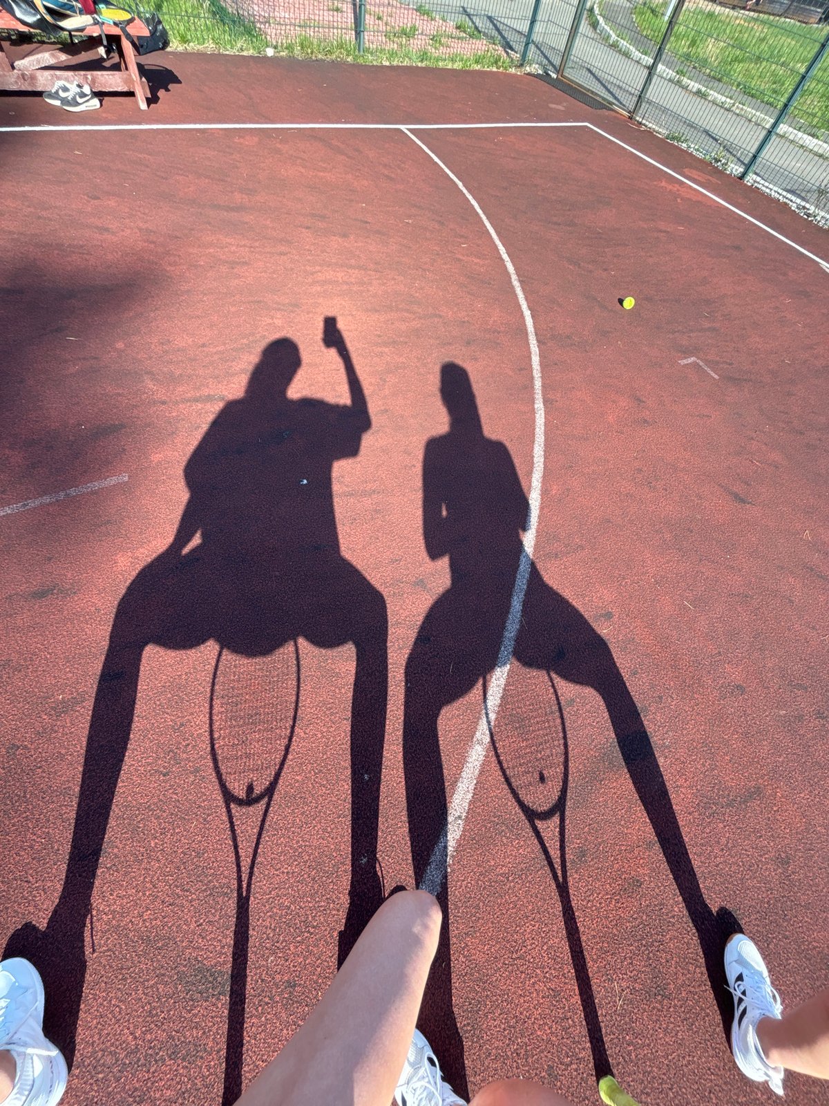 Tennis players enjoy casual court session in Прикамский, Russia