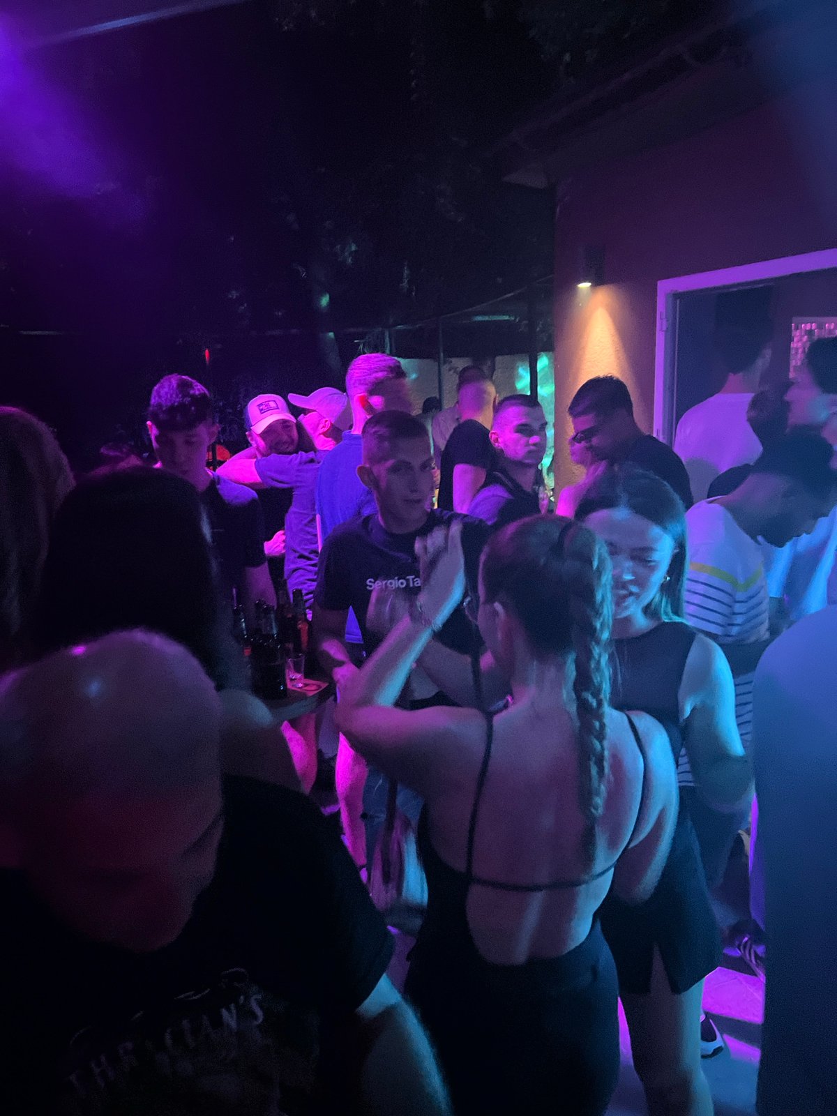 Busy nightclub night in Herceg Novi, Montenegro