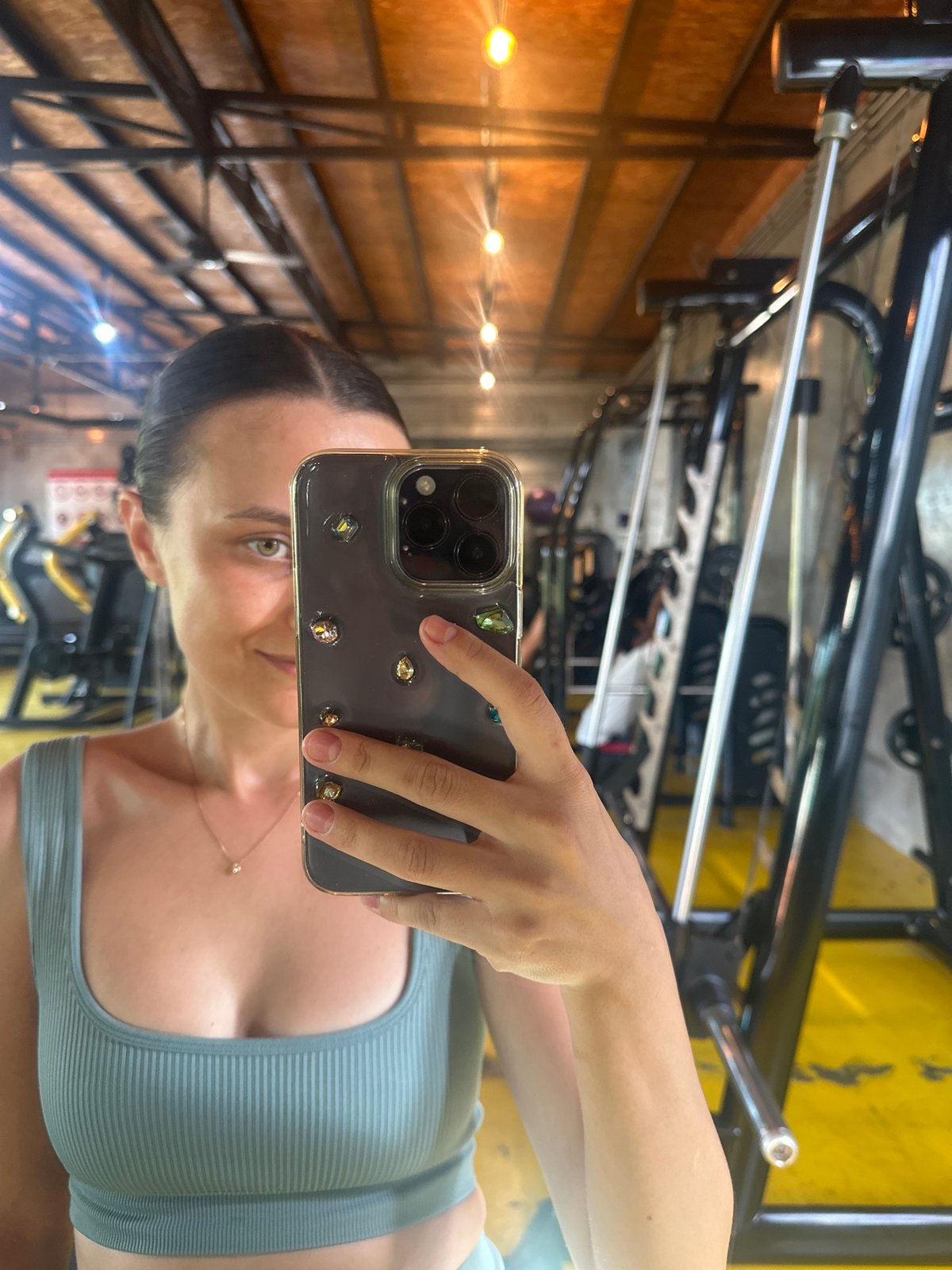 Morning workout and downtime at a Baan Mae Nam gym