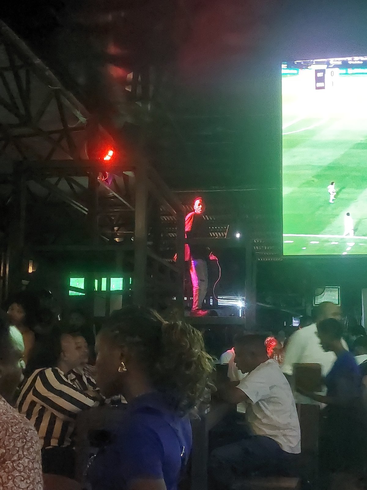 Football fans gather at Dar es-Salaam bars for match viewing