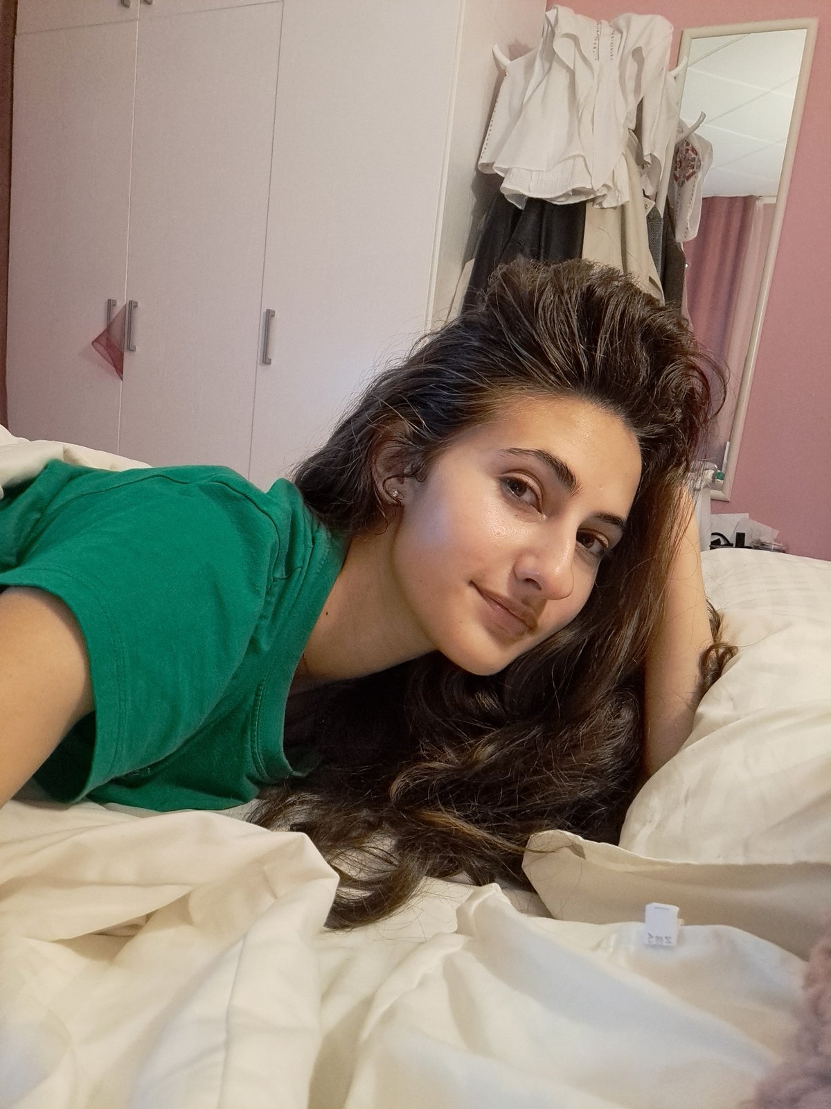 Woman documented in private bedroom moments in Negovan, Bulgaria