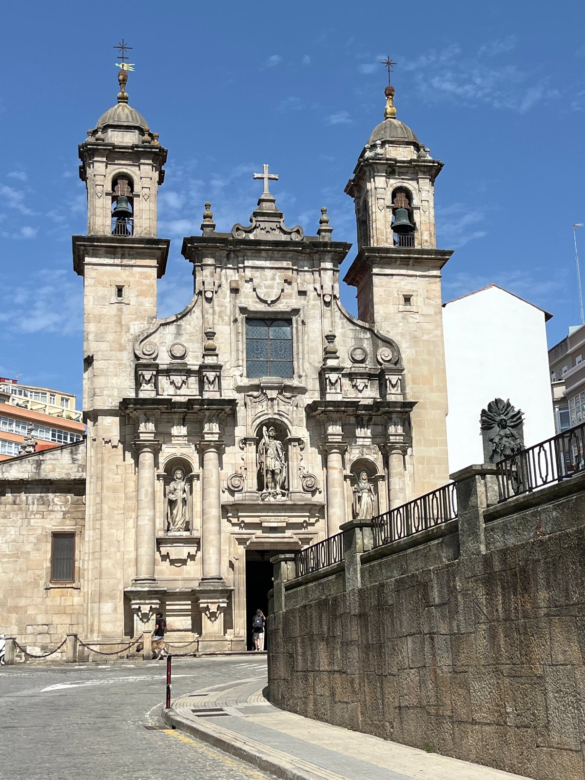 Morning walking tour documented across A Coruña landmarks and streets