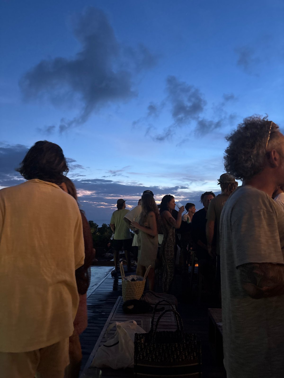 Evening social gathering draws dozens to Kuta Selatan venue