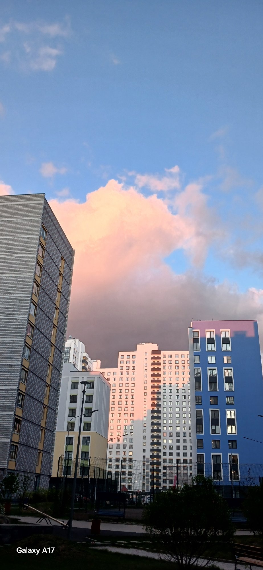 Witness documents Yekaterinburg skyline under dramatic May afternoon skies