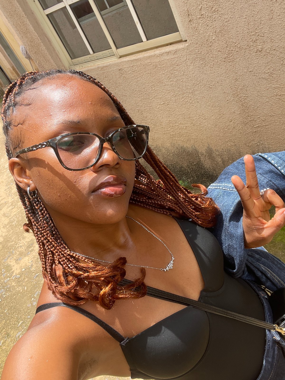 Casual outdoor selfie session in Jos and Rafin Par, Nigeria