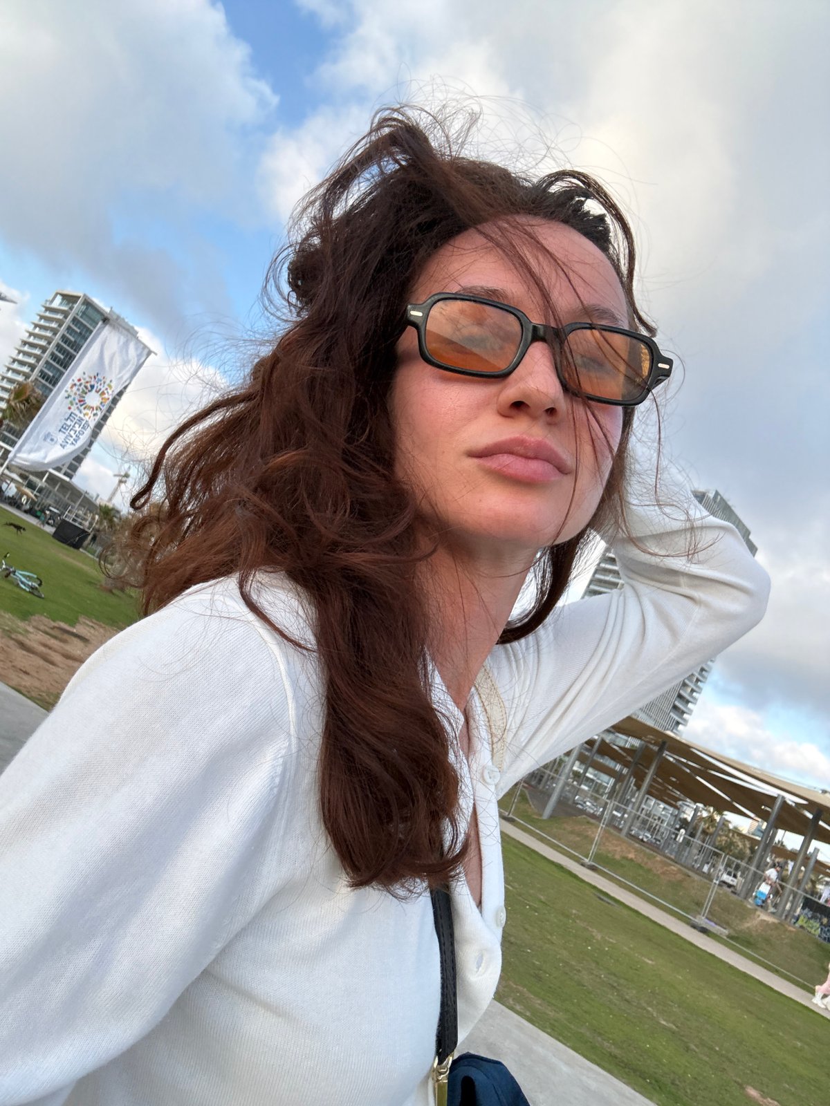 Afternoon coastal scenes documented along Tel Aviv Mediterranean shoreline