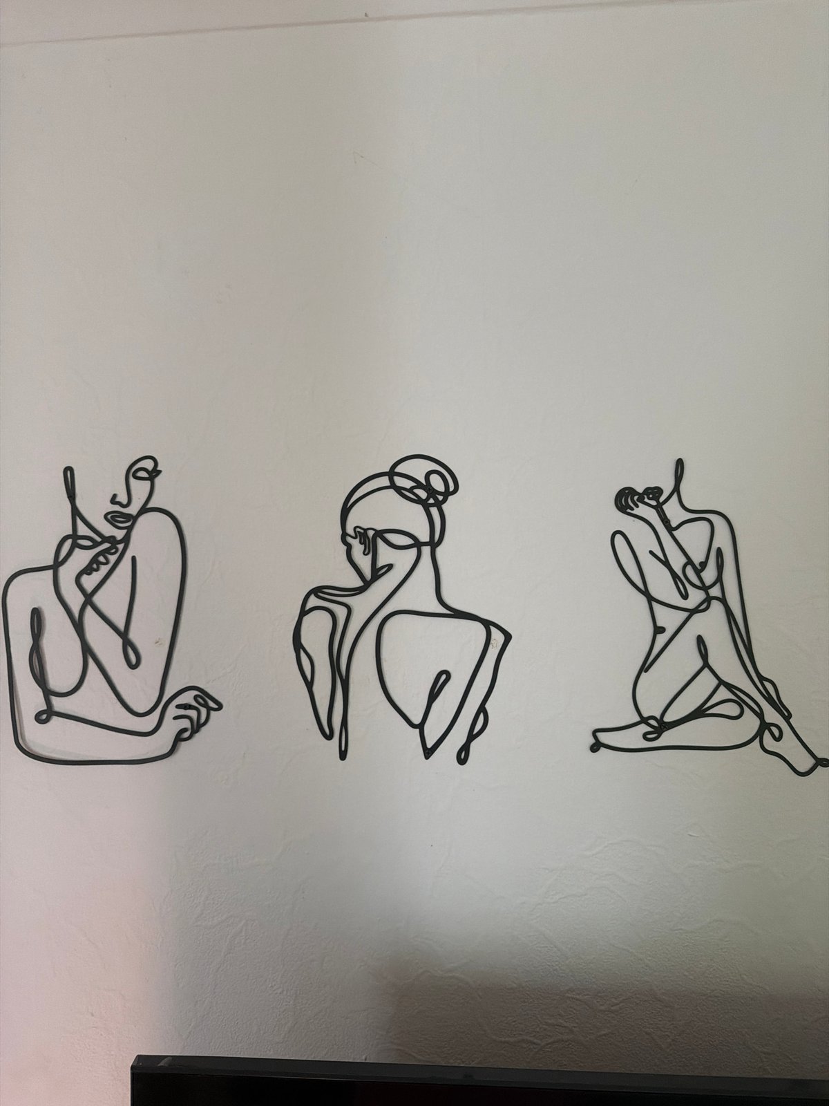 Art gallery visitor documents wall displays in London
