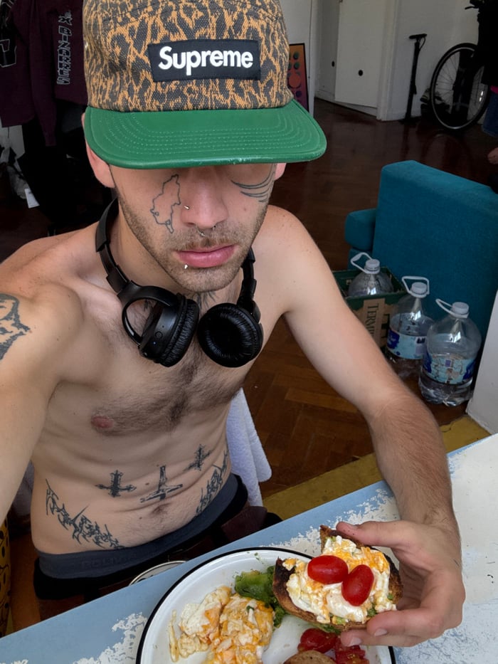 Buenos Aires resident documents avocado toast breakfast meal