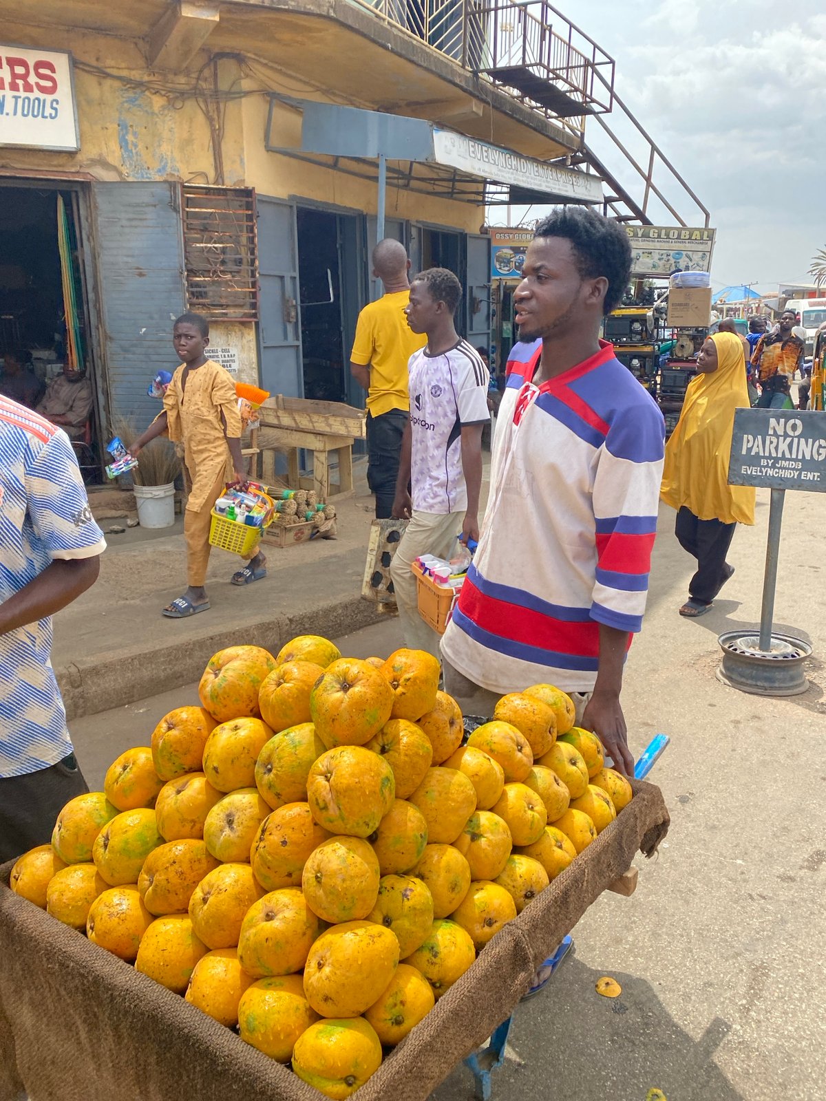 Daily street commerce observed across Jos, Nigeria